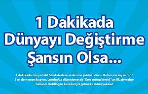 Sabancı Holding Takes Turkish Youth to “One Young World”, the World's First Youth Summit