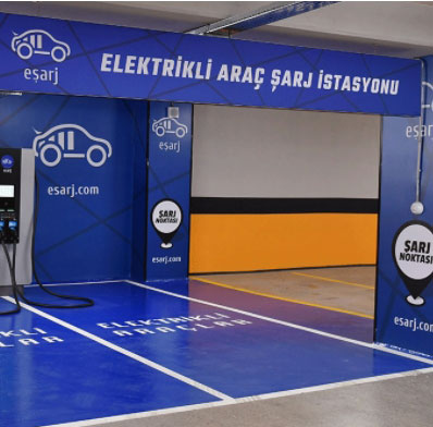 Türkiye'nin ilk ve en hızlı elektrikli araç şarj istasyonu