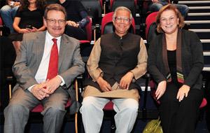 Nobel Barış Ödülü sahibi Prof. Muhammad Yunus, Sabancı Üniversitesi’nde Sosyal Girişimciliğin önemini anlattı