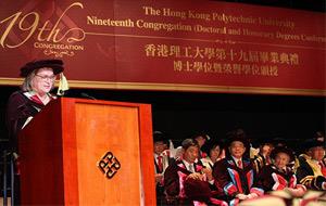 Sanayi-Üniversite İşbirliğinde Küresel Lider Olan Hong Kong Polytechnic Üniversitesi Sabancı Üniversitesi Mütevelli Heyeti Başkanı Güler Sabancı’ya Fahri Doktora Unvanı Verdi